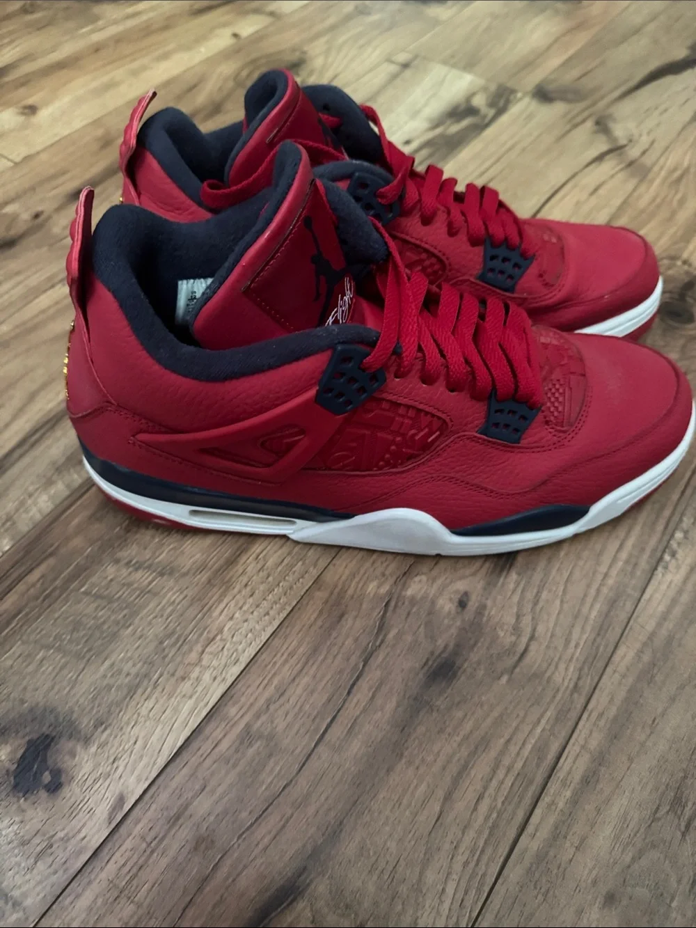 Jordan flight Red and Black Men's Basketball Sneakers size 12